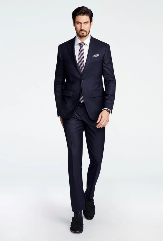 Custom Suits Made For You - Harrogate Navy Suit | INDOCHINO