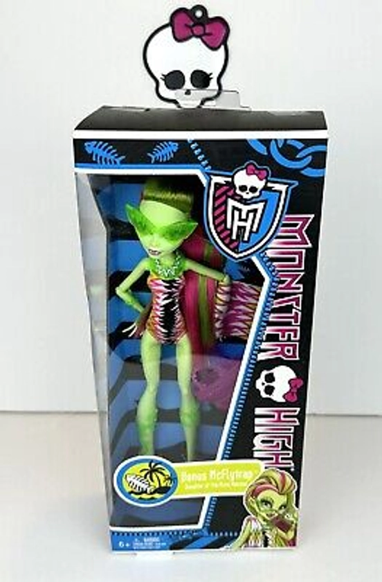 Monster High VENUS McFLYTRAP Swim Class Doll Mattel NIB