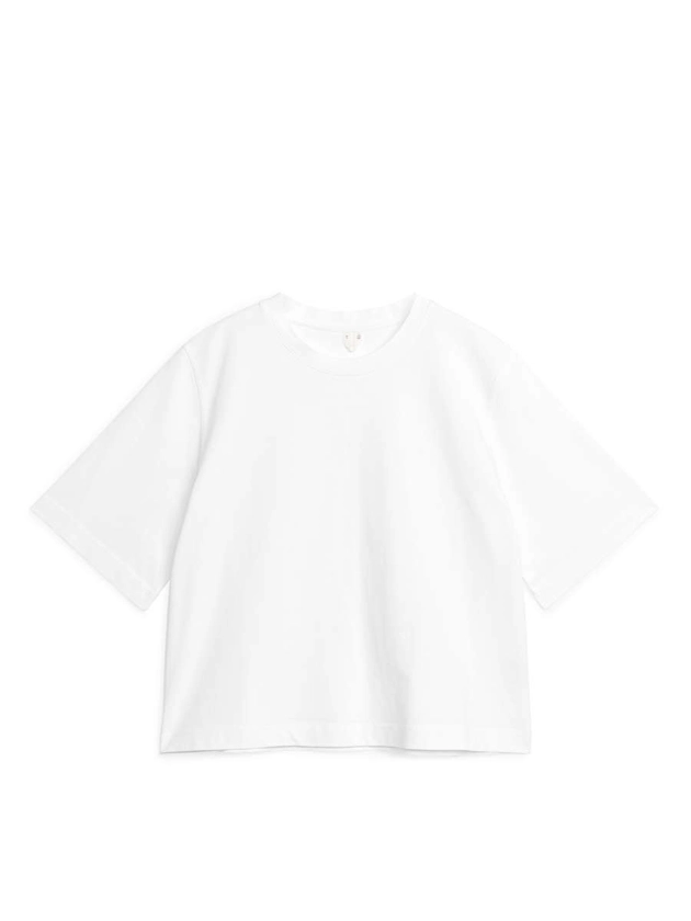 Heavyweight Boxy T-Shirt - White - ARKET GB