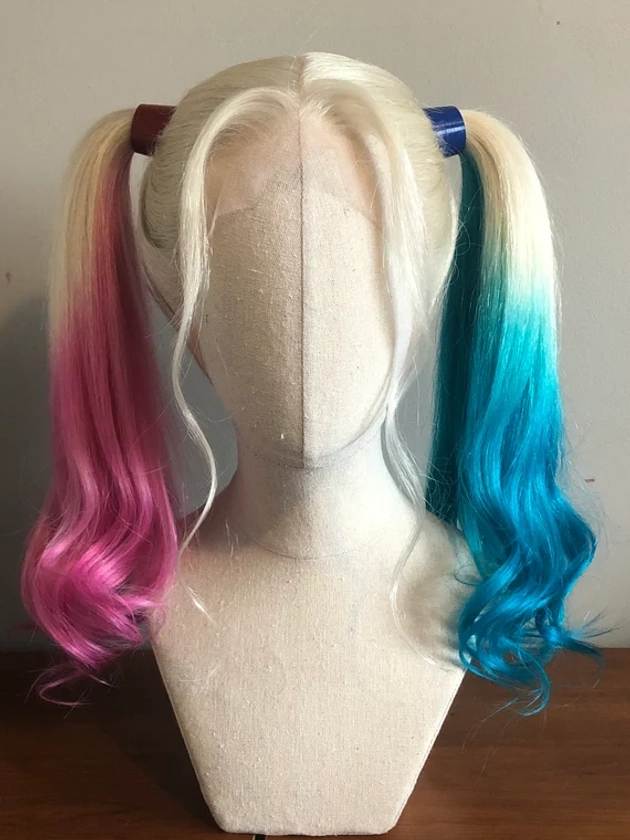 Harley Quinn Suicide Squad Human Hair Wig