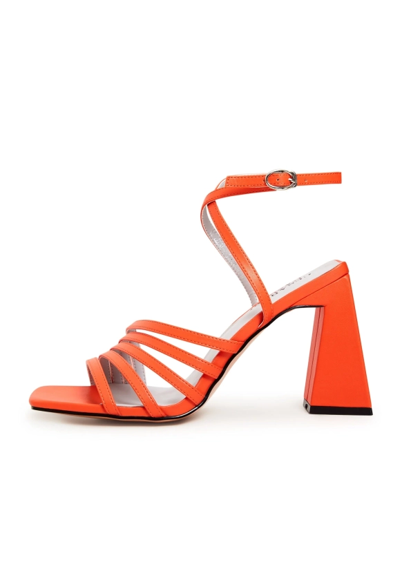 Chunky Comfort Sandals - Orange