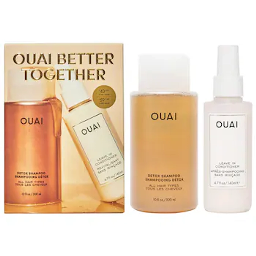 Detox Shampoo & Leave In Conditioner Value Set - OUAI | Sephora