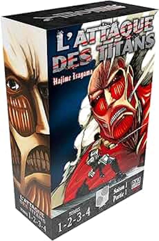 L'Attaque des Titans Coffret T01 à T04: Coffret 4 tomes