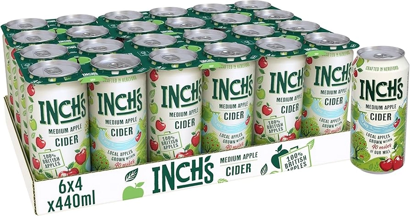 Inch's Apple Cider Can, 24x440ml