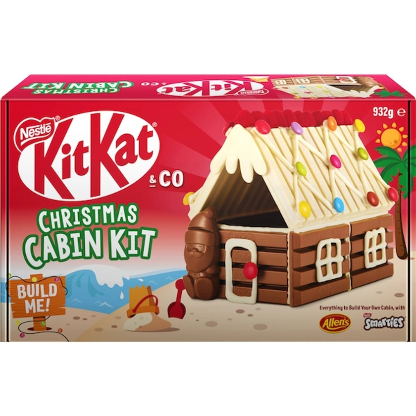 KitKat Christmas Cabin Kit 932g | Woolworths