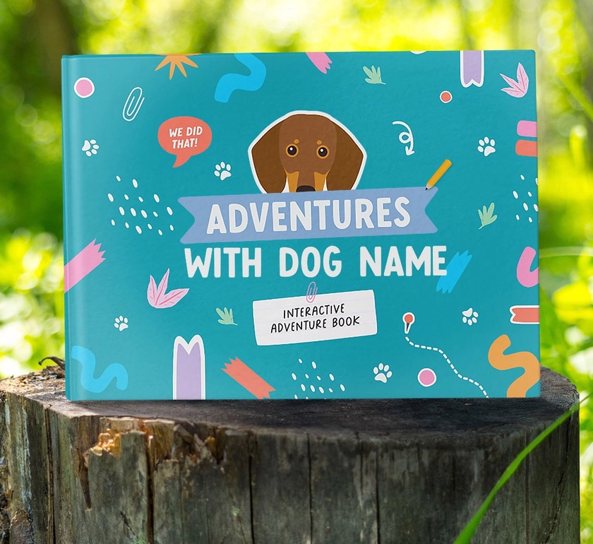 Personalised Interactive Dachshund Book: Adventures With Dachshund