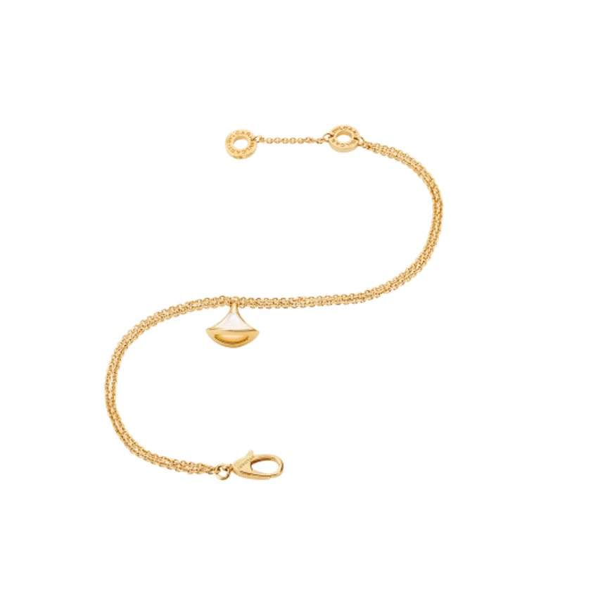 DIVAS’ DREAM Bracelet Yellow gold with Mother of Pearl | Bracelets | Bulgari Official Store