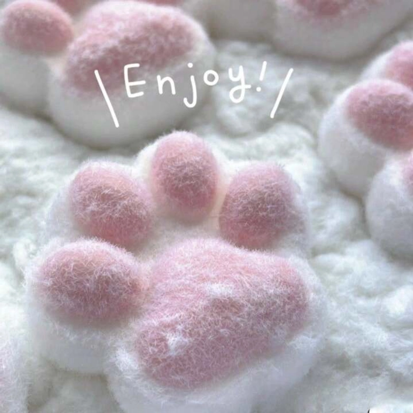 1 Count Super Soft Texture Decompression Plush Plush Cat Paw Pinch Big Cat Paw Genuine Pinch