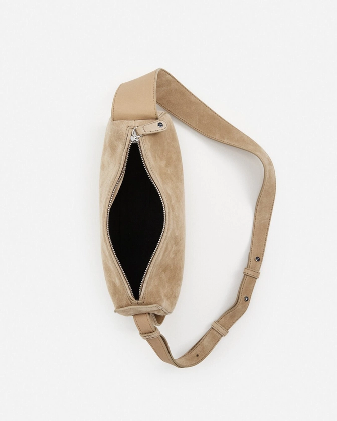 Tuna Shoulder Bag Suede Sand | Flattered.com