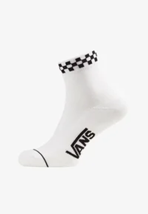 WM PEEK-A-CHECK CREW  - Calcetines - white-black