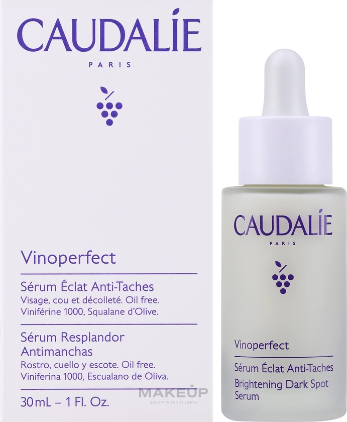 Sérum anti-taches pigmentaires pour visage - Caudalie Vinoperfect Dark Spot Brightening Serum | Makeup.fr