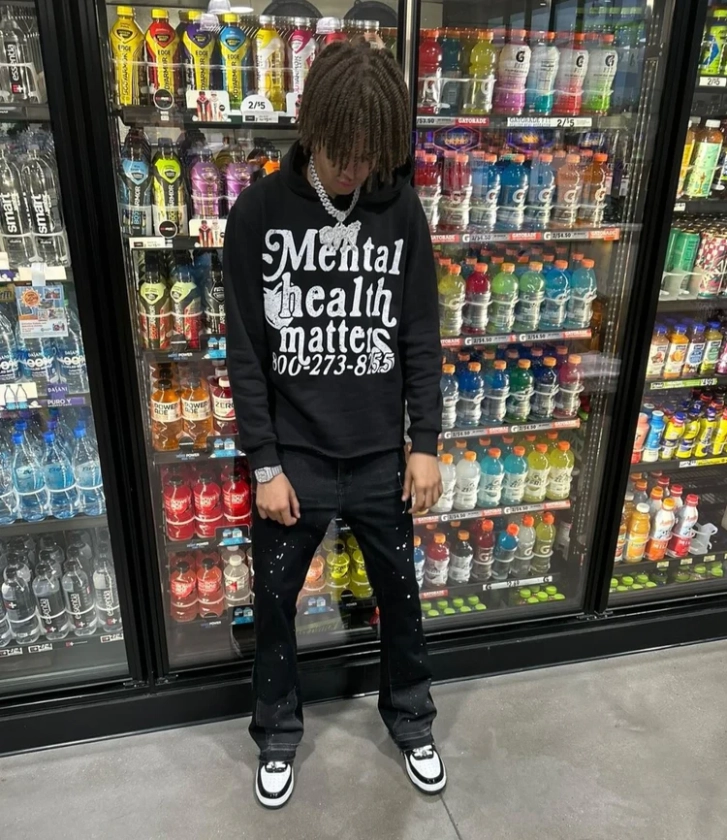 Mental Health Matters Hoodie - Black