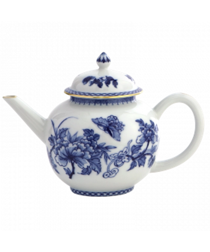 IMPERIAL BLUE TEAPOT - matches moms tea cups