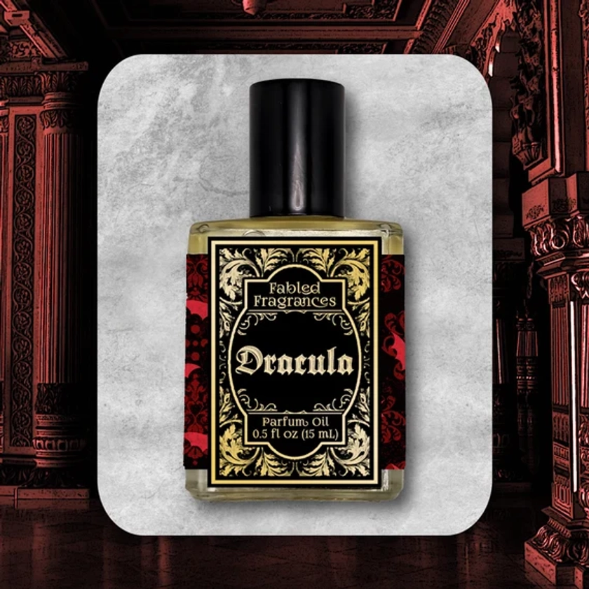DRACULA Perfume Oil with Lilac, Ylang Ylang, Dragons Blood, Musk, Amber, Styrax, Bram Stoker, Vampire, Gothic Fragrance, TAT 5-7 Biz Days