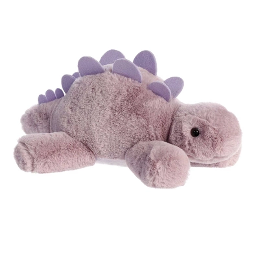 Aurora Medium Stegosaurus Flopsie Adorable Stuffed Animal Purple 13"