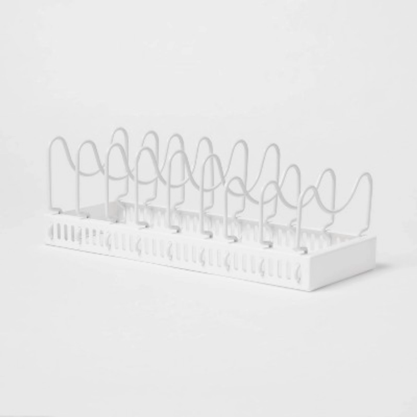Metal Adjustable Lid and Pan Organizer White - Brightroom™