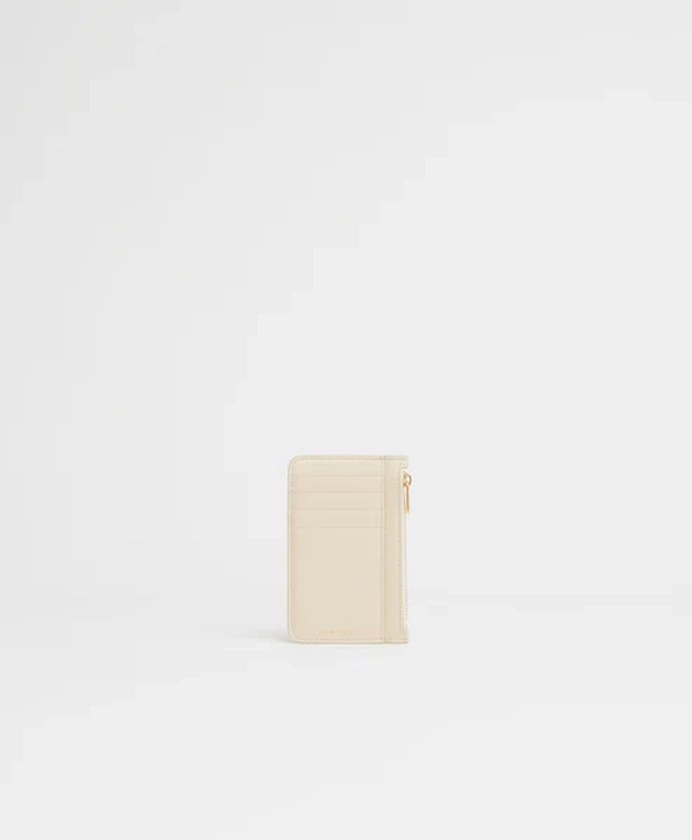 Zip Card Holder - Avorio