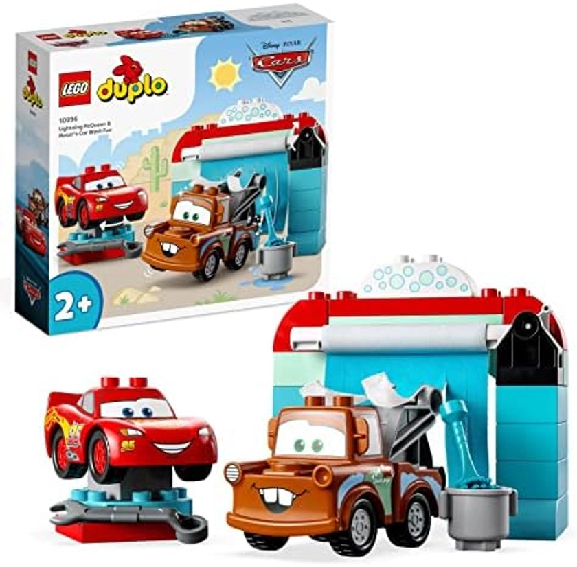 LEGO DUPLO Disney and Pixar The Wash Station with Lightning McQueen and Martin – 2 Year Awakening Toy of 2 Cars for Boys and Girls – Birthday Gift Idea 10996 : Amazon.com.be: Toys