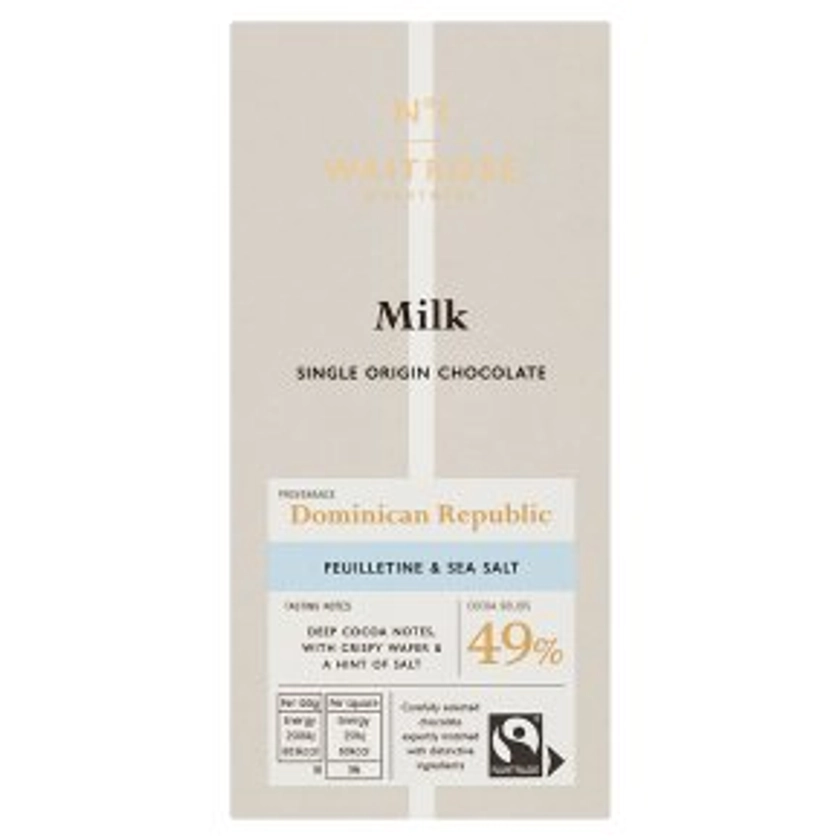No.1 Milk Chocolate with Feuilletine & Salt