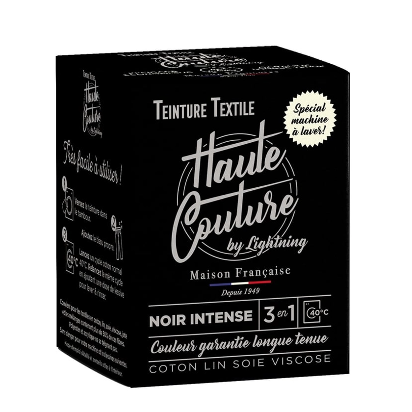 Teinture textile haute couture 350 g - Noir intense