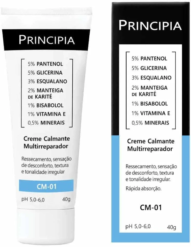 Creme Calmante Multirreparador 17,5% Mix de Ativos Principia CM-01 | Amazon.com.br