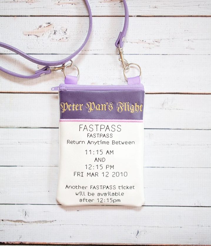 Pan Fastpass Bag Digital Embroidery File, 5x7, in the Hoop, NOT A PHYSICAL PRODUCT - Etsy