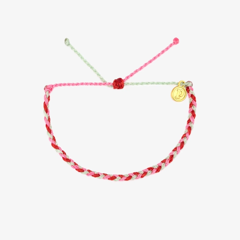 Jolly Holiday Mini Braided Bracelet