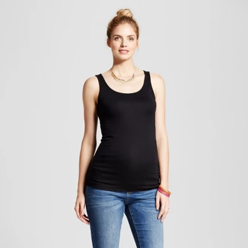 Maternity Tank Top - Isabel Maternity by Ingrid & Isabel™ Black L