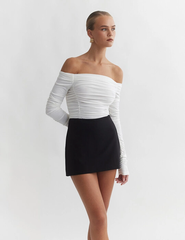 Γυναικεία off-shoulder μπλούζα bamboo | MINDYOURSTYLE