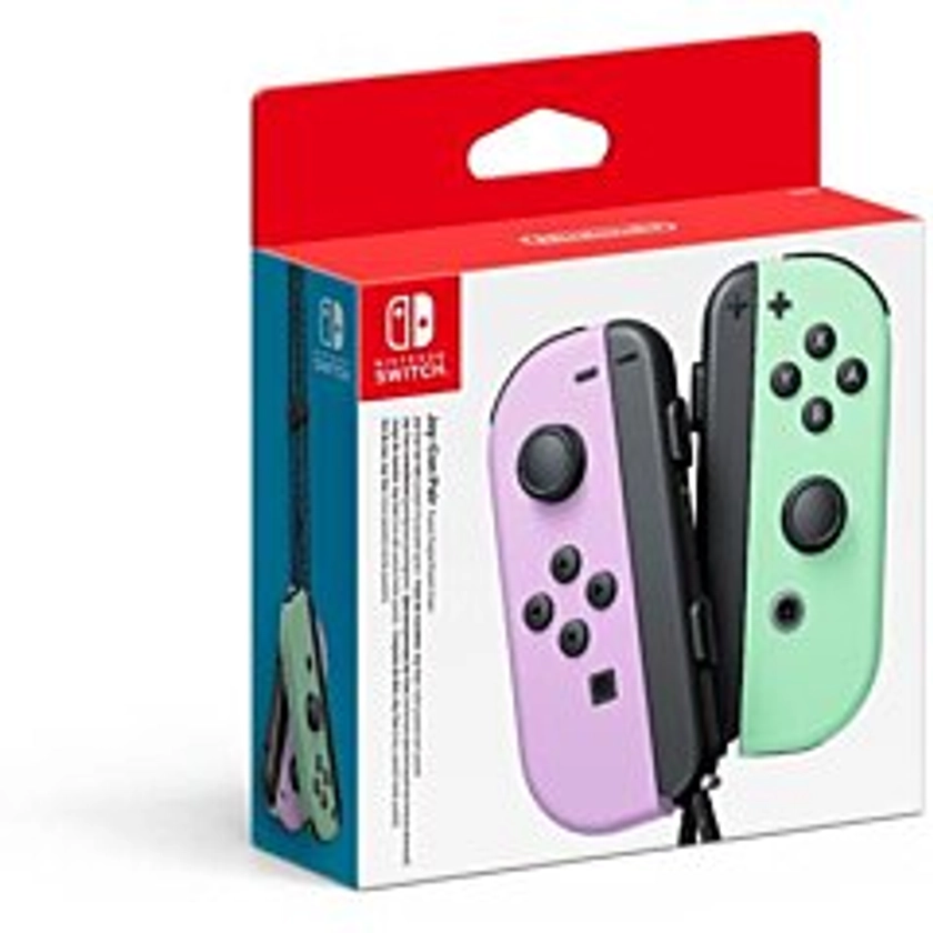 Paire de manettes Joy-Con gauche violet pastel & droite vert pastel (SWITCH) au meilleur prix | E.Leclerc