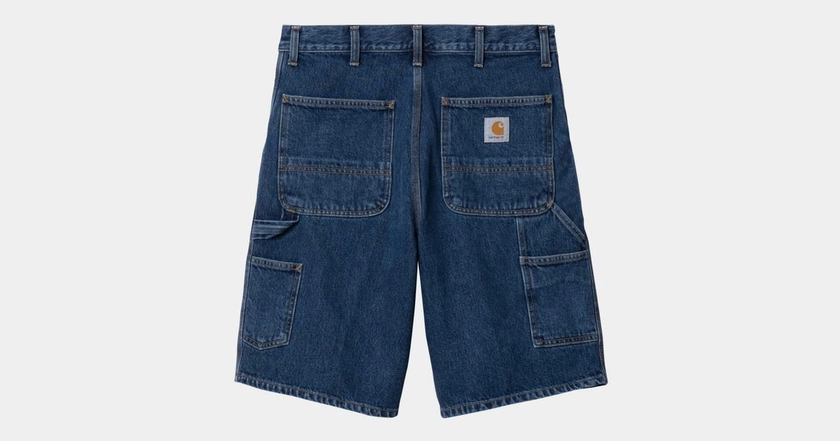 Carhartt WIP Single Knee Short, Blue | Boutique officielle en Ligne