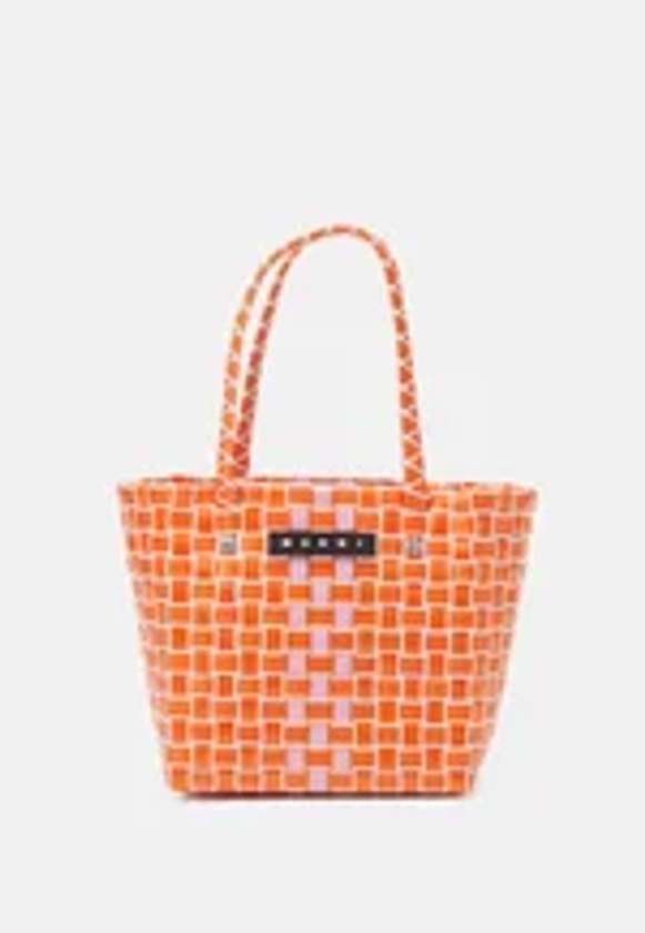 Marni BOX BASKET UNISEX - Cabas - poppy orange/orange - ZALANDO.FR