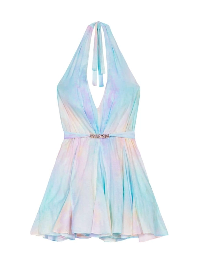 Shop Maje Backless Tie-Dye Dress | Saks Fifth Avenue