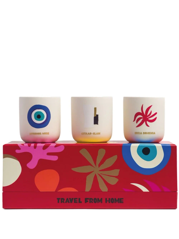 Set di 3 candele profumate Travel Set From Home