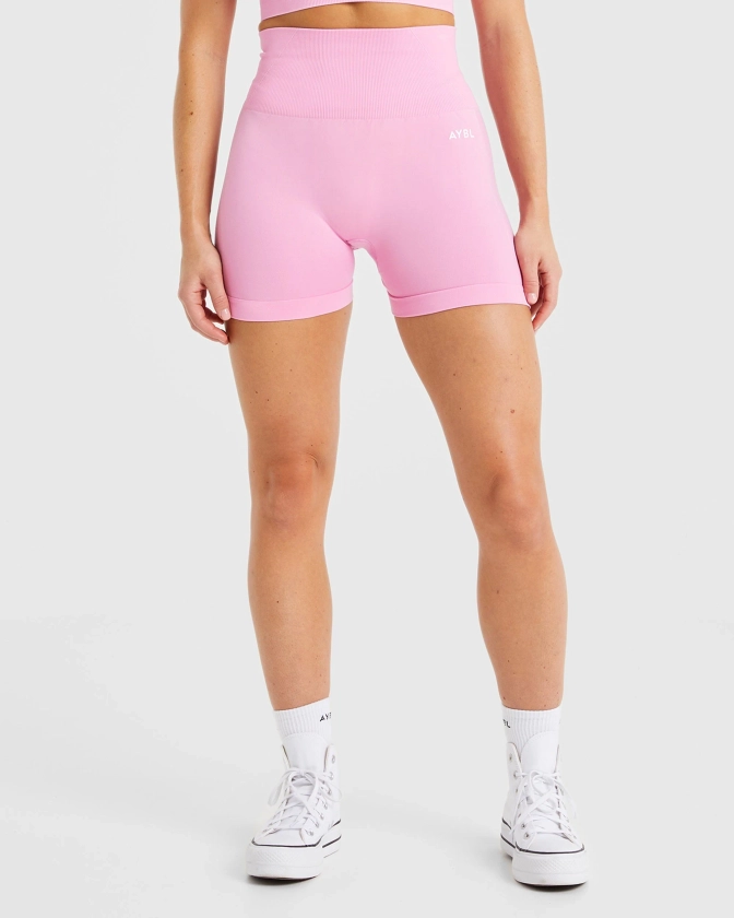Empower Seamless Shorts - Baby Pink