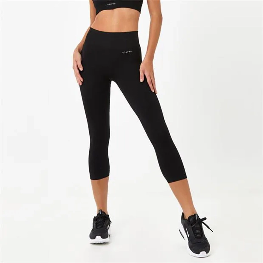 Seamless Capri Cropped Leggings