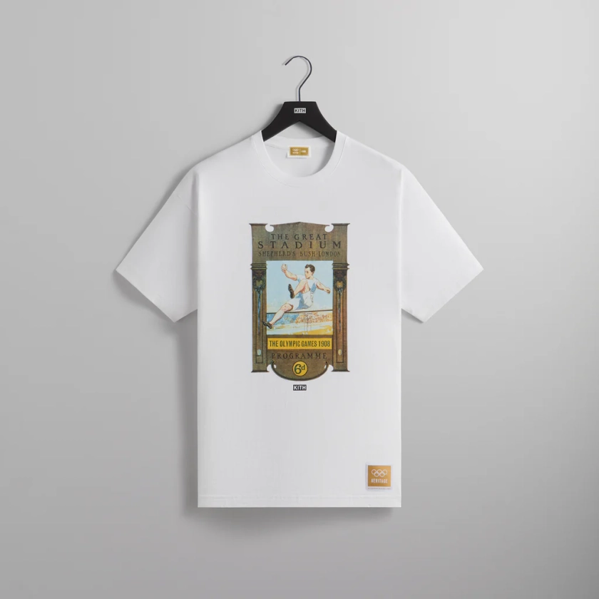 Kith for Olympics Heritage London 1908 Vintage Tee - White