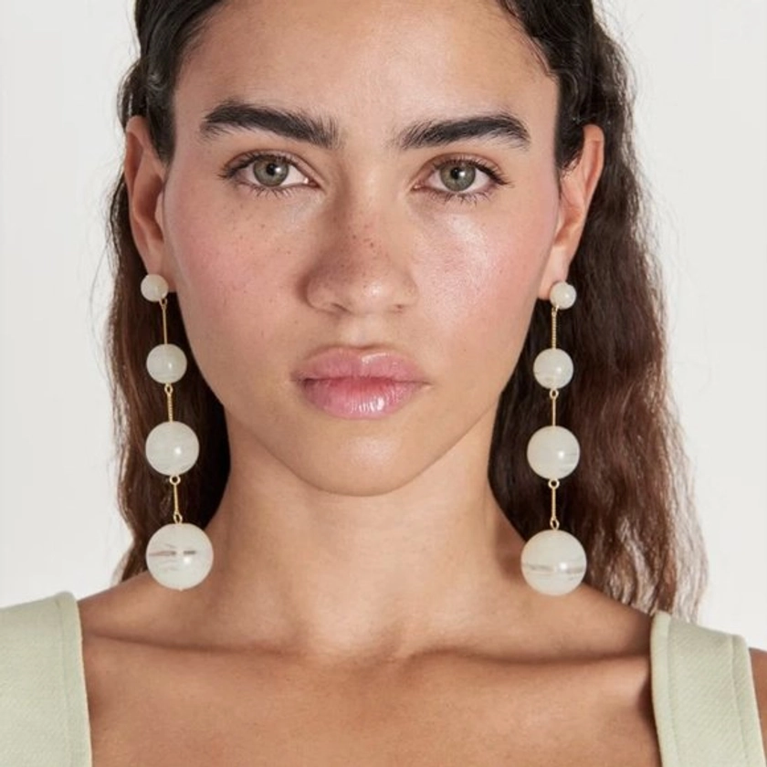 Cult Gaia Candace Earrings Jade