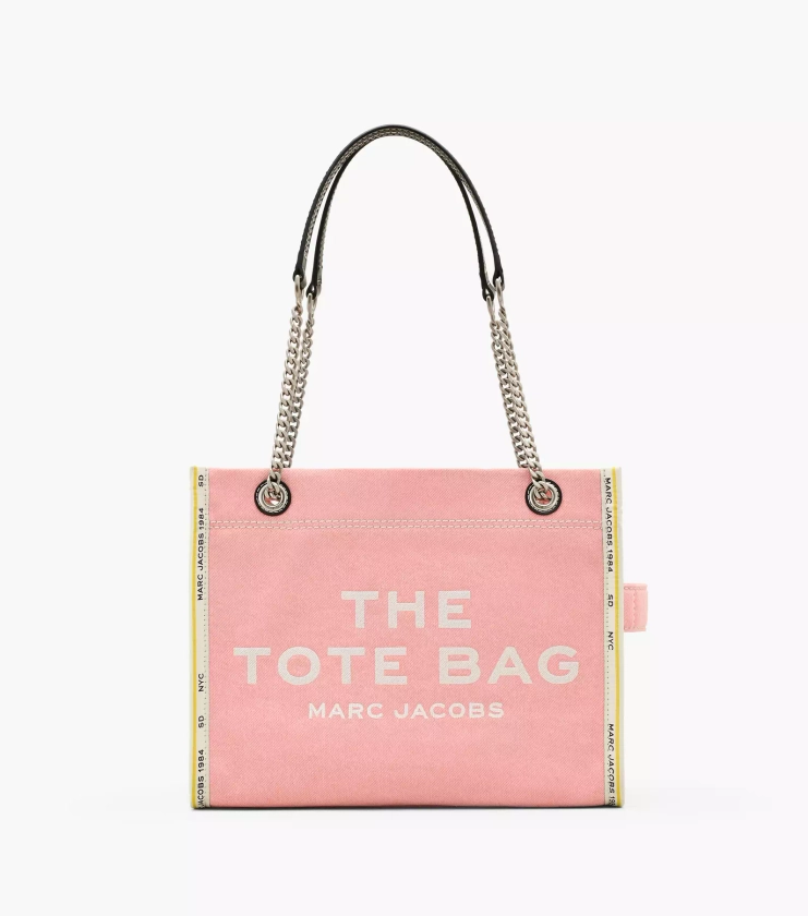 The Denim Chain Medium Tote Bag