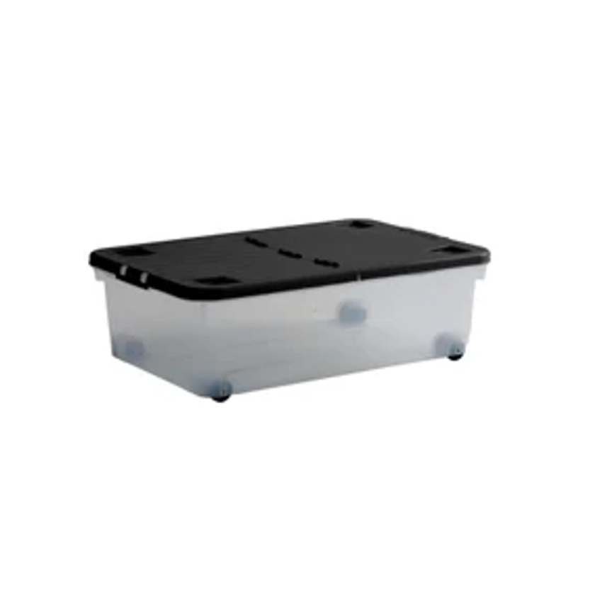 Wham 32L Plastic Wheeled Underbed Storage Box