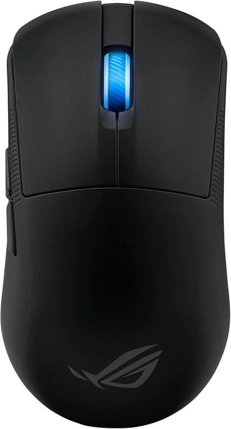 ASUS ROG Harpe Ace Mini Wireless Gaming Mouse, 49g Lightweight, AimPoint Pro 42K Optical Sensor, Optical Micro Switches, ROG Polling Rate Booster, Esports & FPS Gaming, Small, Medium, Black