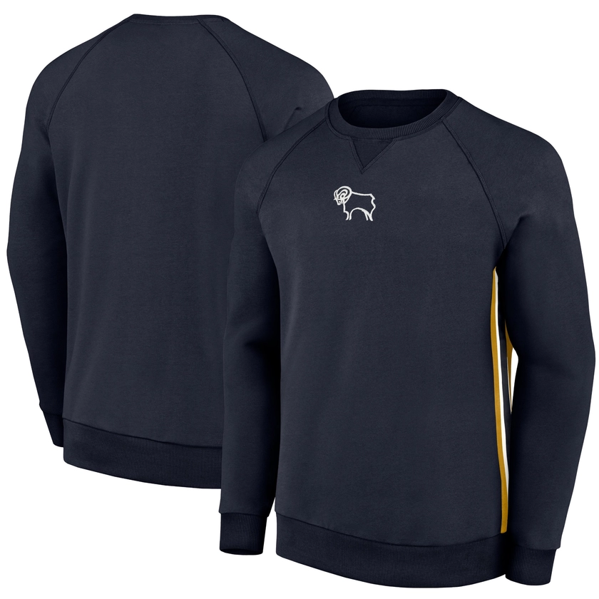 Derby County True Classics Sweatshirt - Navy - Mens