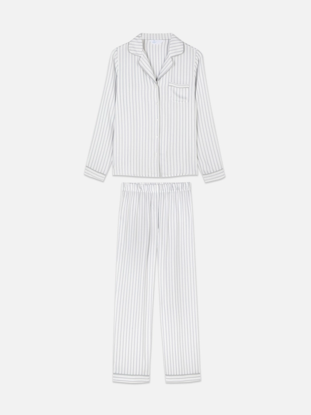 Striped Boyfriend Long Pyjamas