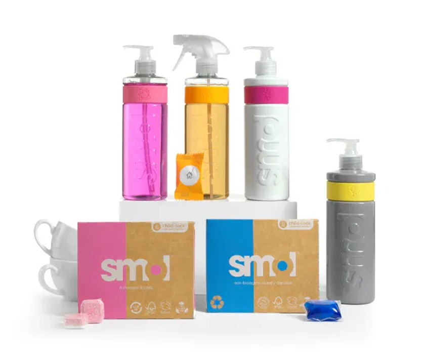 smol home cleaning products bundle kit - order now!