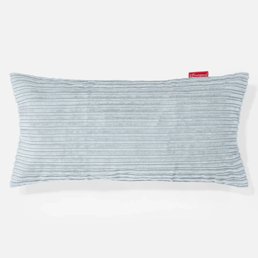 XL Rectangular Support Cushion Cover 40 x 80cm - Cord Baby Blue