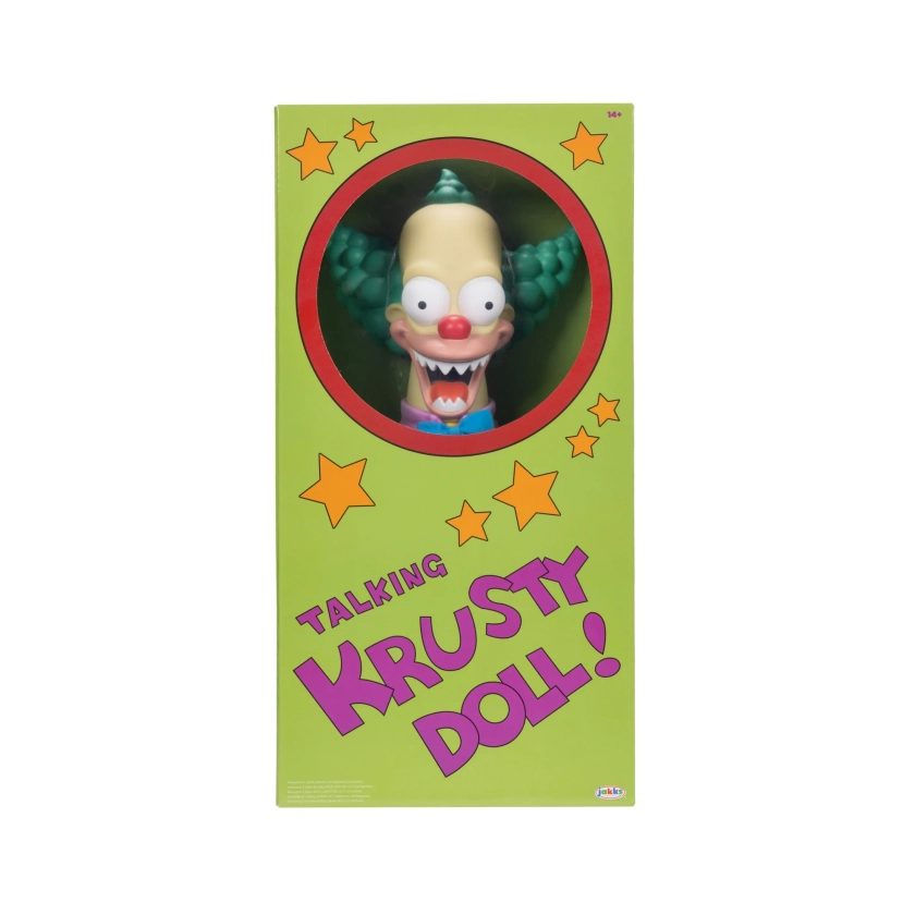 The Simpsons Krusty The Clown Talking Feature Plush - Walmart.com