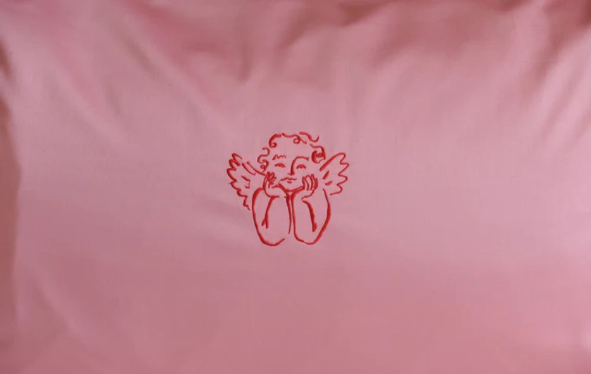 Rose Cherub Pillowcase Pair - Sukun: Luxurious bedding and homeware.