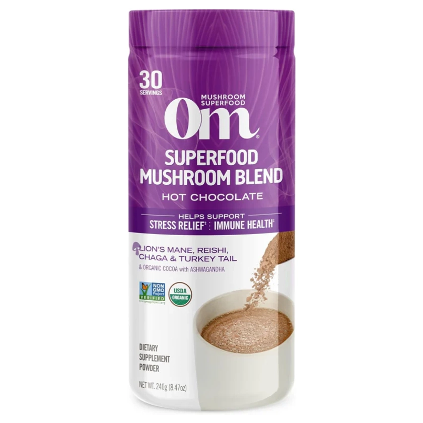 Om Mushroom Superfood | Hot Chocolate Drink Mix