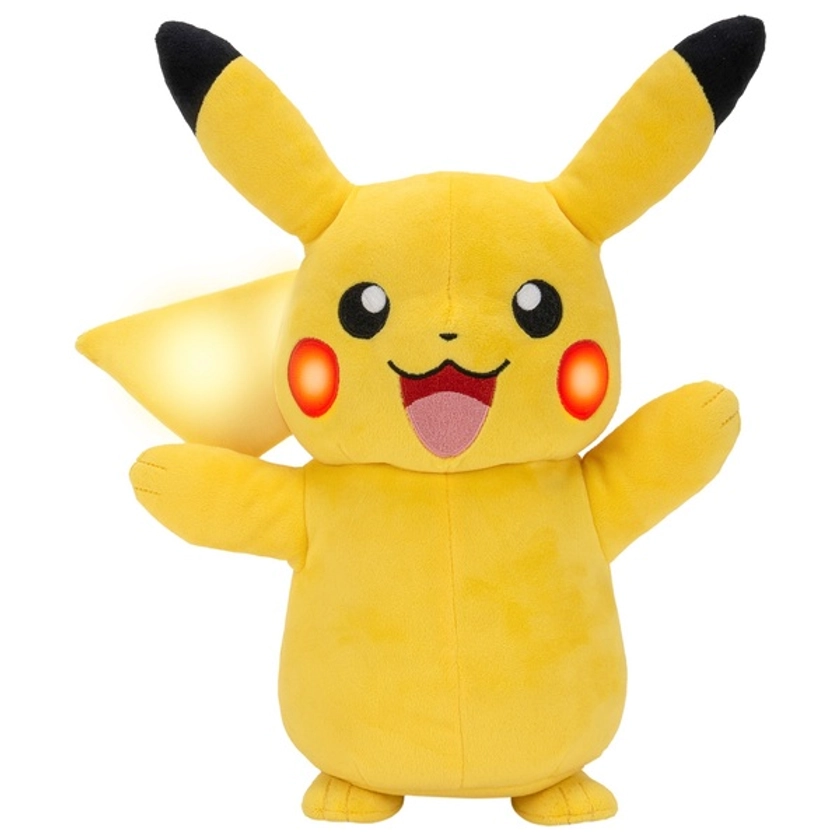 Pokémon Electric Charge Pikachu 28cm Plush | Smyths Toys UK