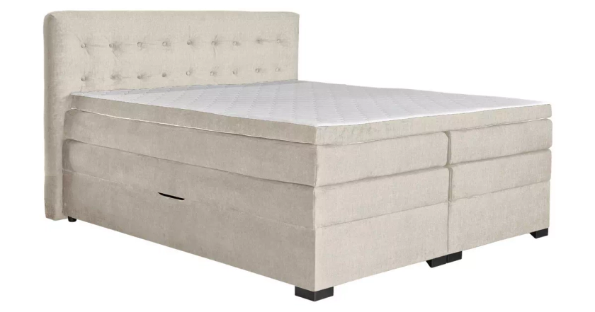 Boxspringbett Madeira in Creme ca. 180x200cm online kaufen ➤ mömax